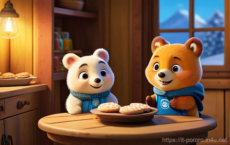 뽀로로 인기 요인 분석 - **Prompt:** An animated scene featuring Pororo, the small, curious penguin hero, wearing his iconic ...