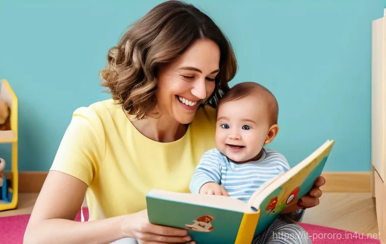 뽀로로 학습 콘텐츠로 영어 배우기 - A bright, colorful illustration depicting a curious 5-year-old child of European descent, with short...